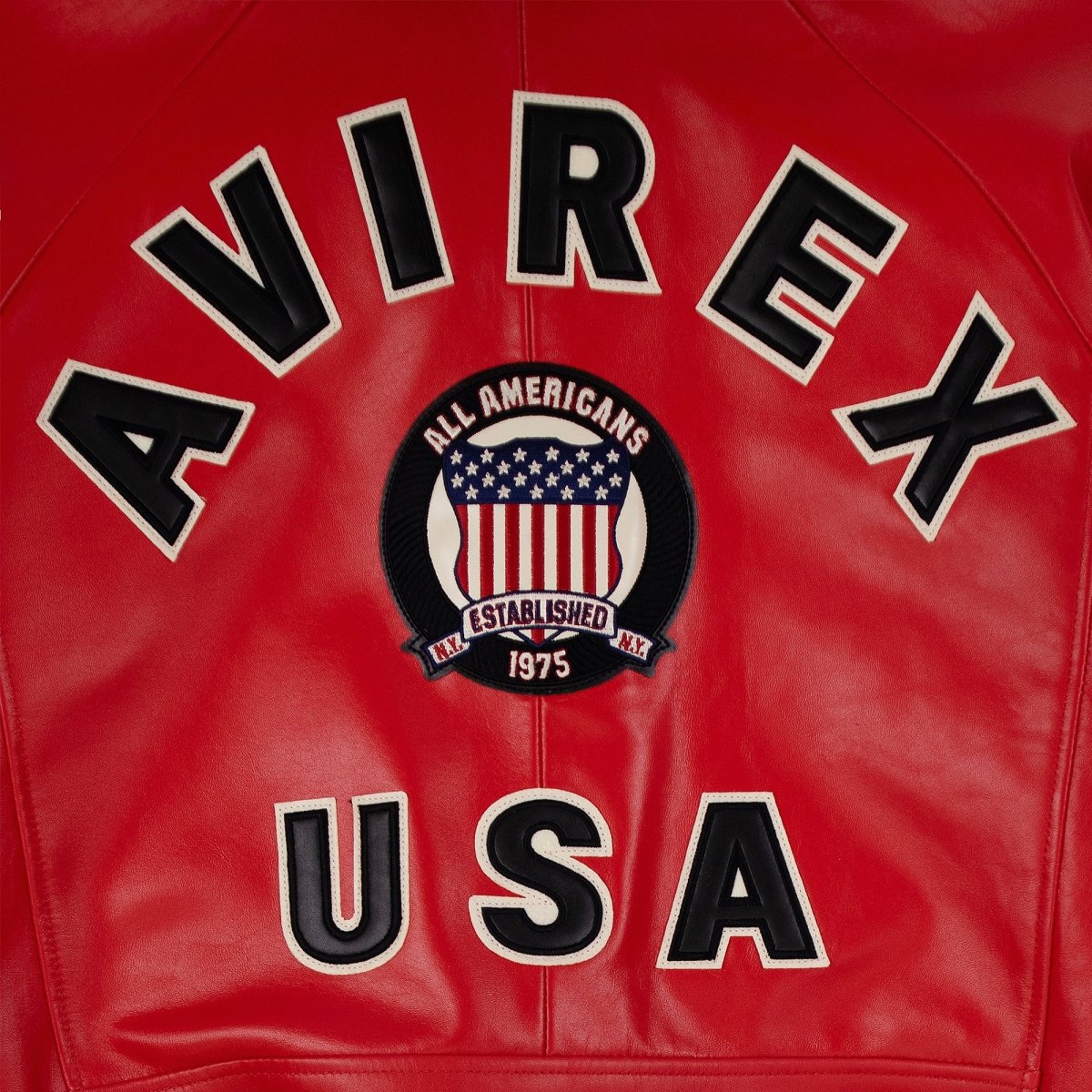 Avirex - Icon Leather Jacket - Bloc Magasin