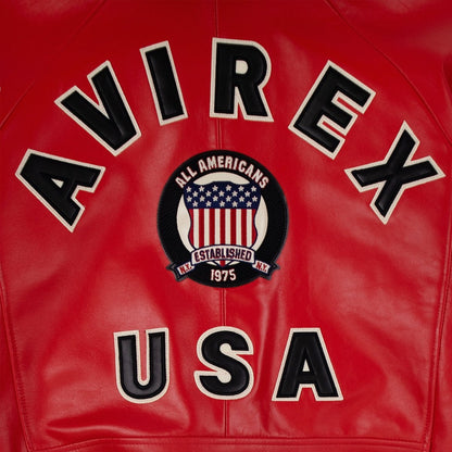 Avirex - Icon Leather Jacket - Bloc Magasin