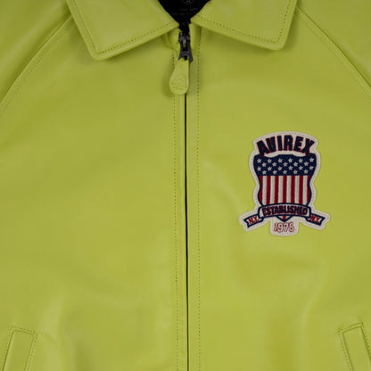 Avirex - Icon Leather Jacket - Bloc Magasin
