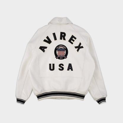Avirex - Icon Leather Jacket - Bloc Magasin
