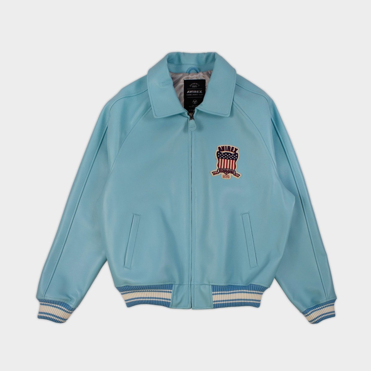 Avirex - Icon Leather Jacket - Bloc Magasin