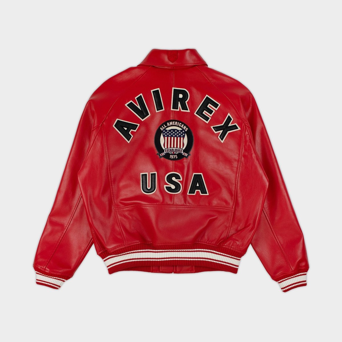 Avirex - Icon Leather Jacket - Bloc Magasin