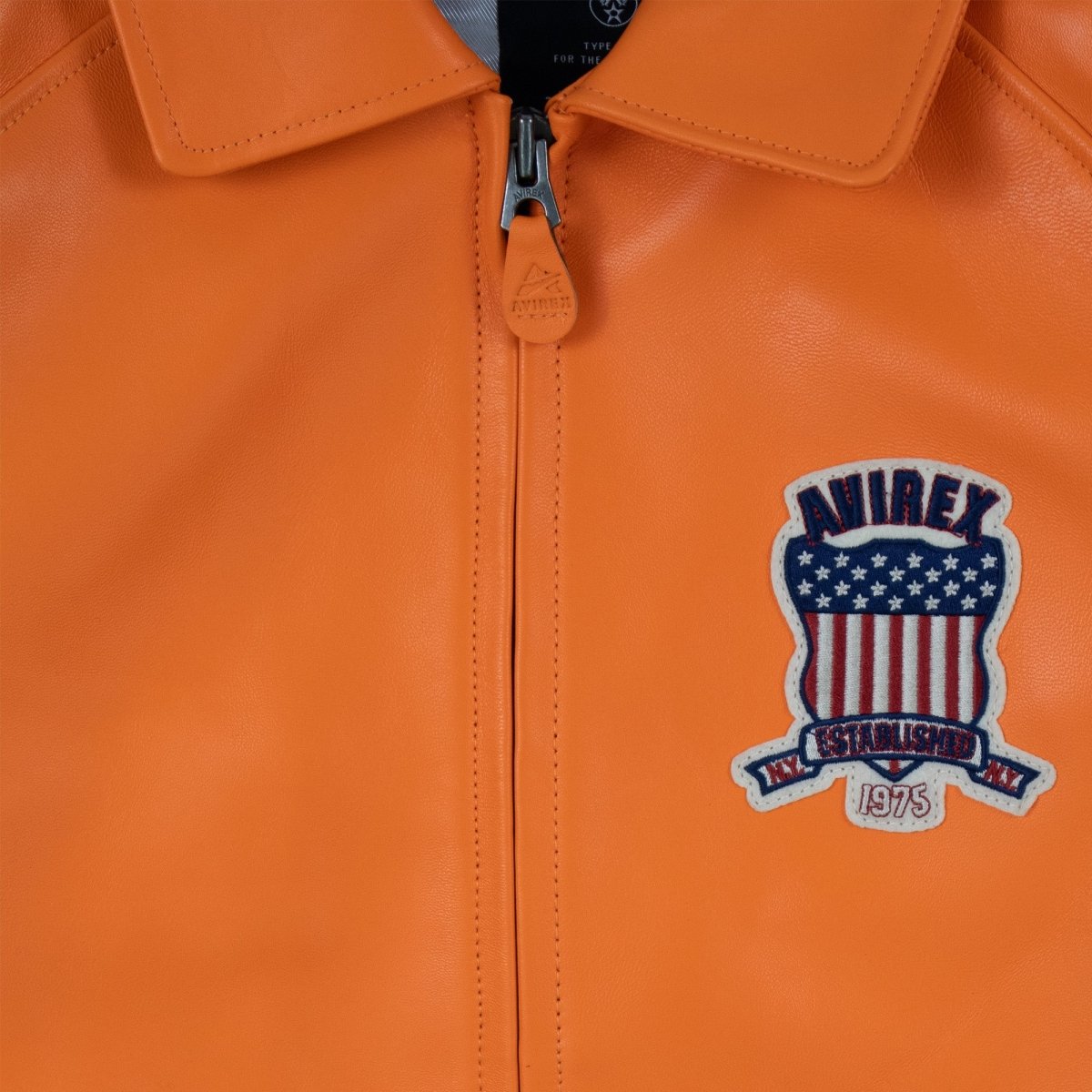 Avirex - Icon Leather Jacket - Bloc Magasin