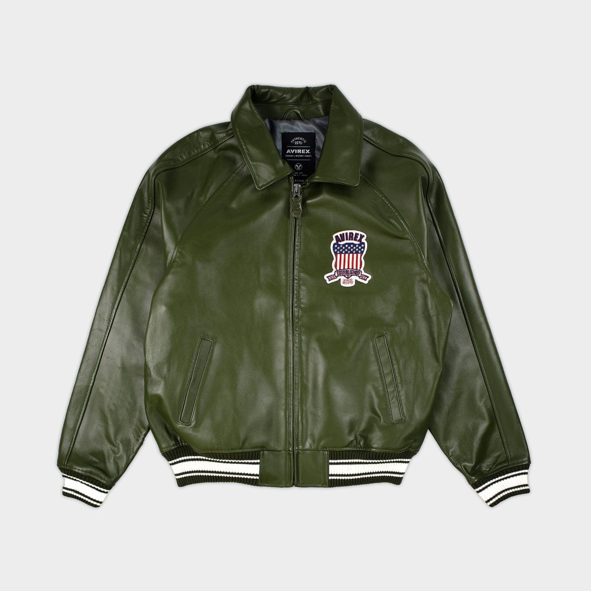 Avirex - Icon Leather Jacket - Bloc Magasin