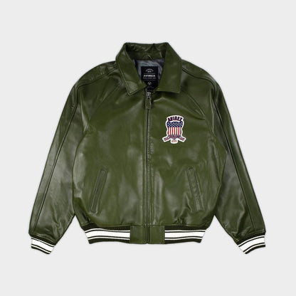 Avirex - Icon Leather Jacket - Bloc Magasin
