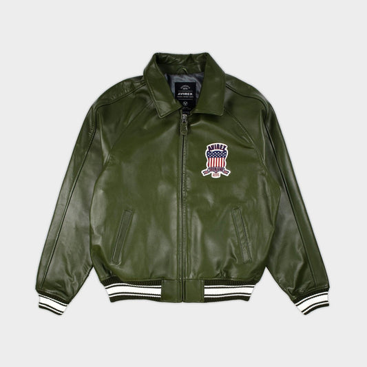 Avirex - Icon Leather Jacket - Bloc Magasin