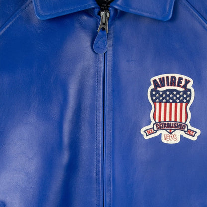Avirex - Icon Leather Jacket - Bloc Magasin