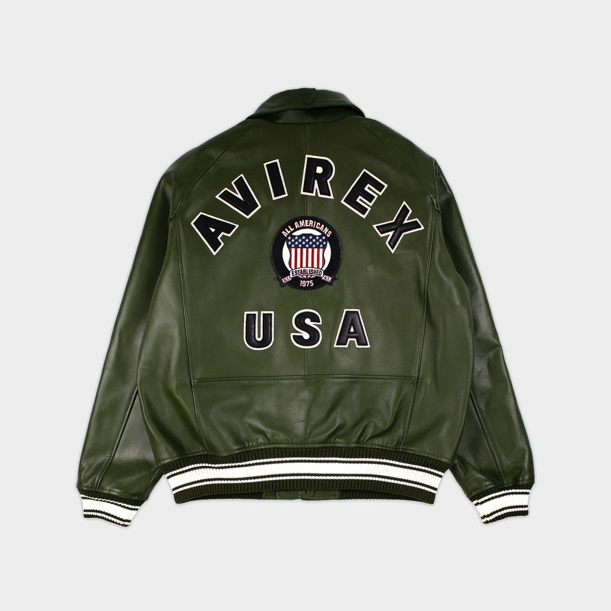 Avirex - Icon Leather Jacket - Bloc Magasin