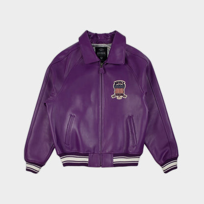 Avirex - Icon Leather Jacket - Bloc Magasin