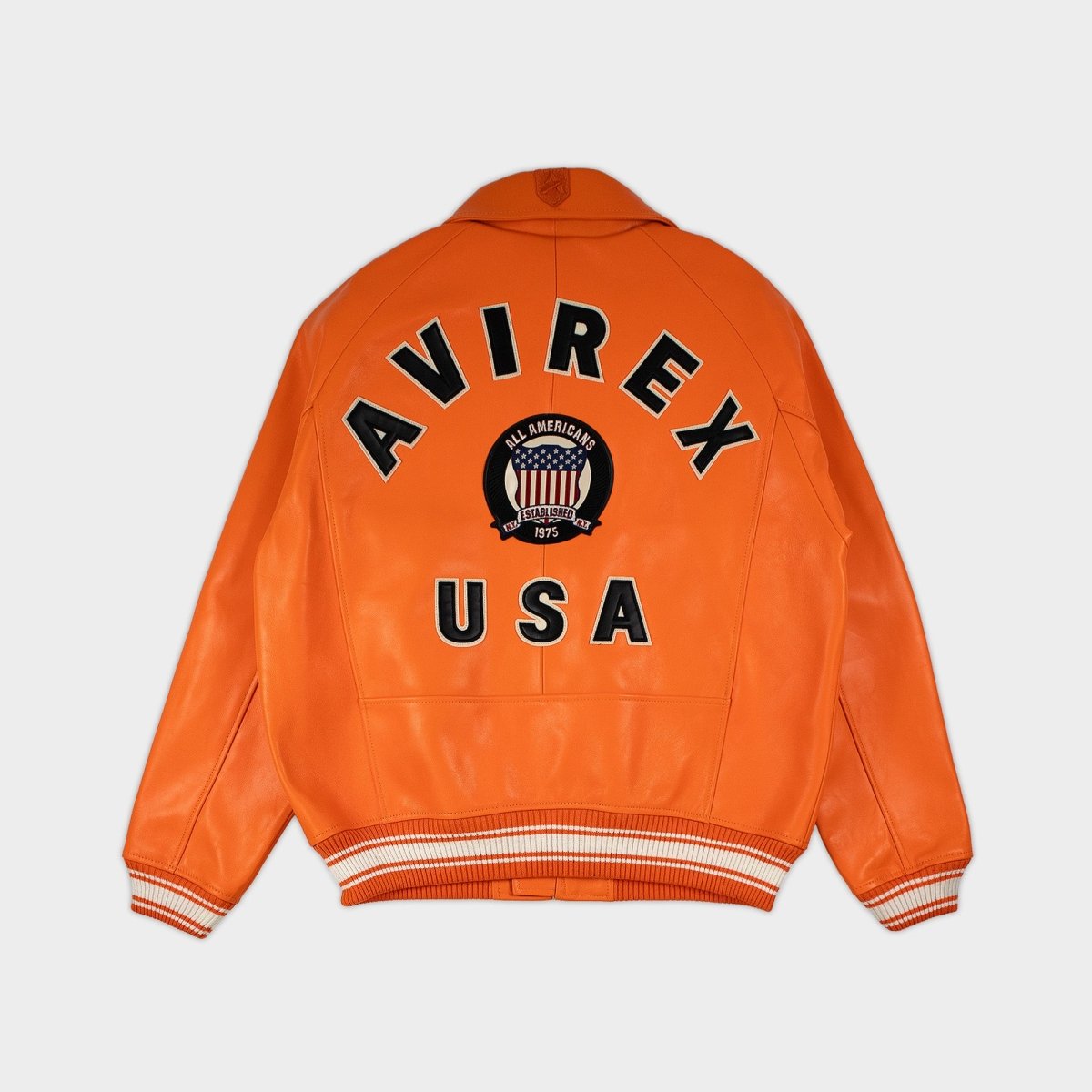 Avirex - Icon Leather Jacket - Bloc Magasin