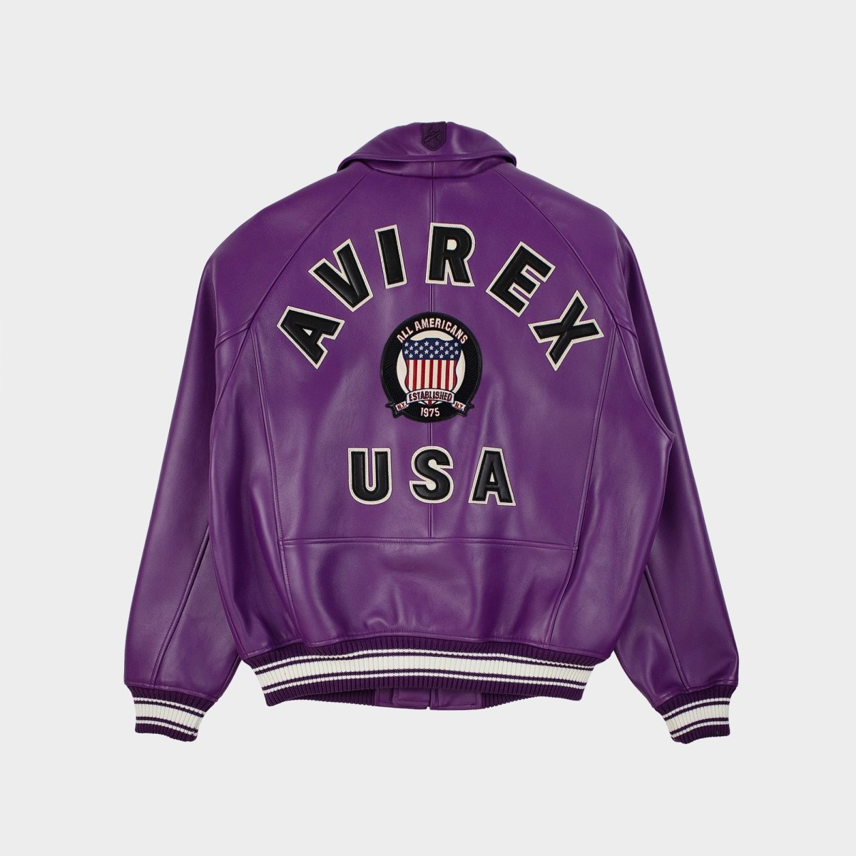 Avirex - Icon Leather Jacket - Bloc Magasin