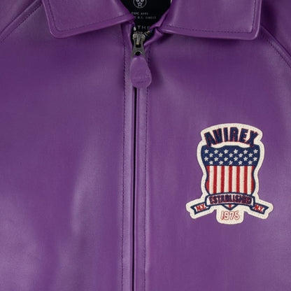Avirex - Icon Leather Jacket - Bloc Magasin