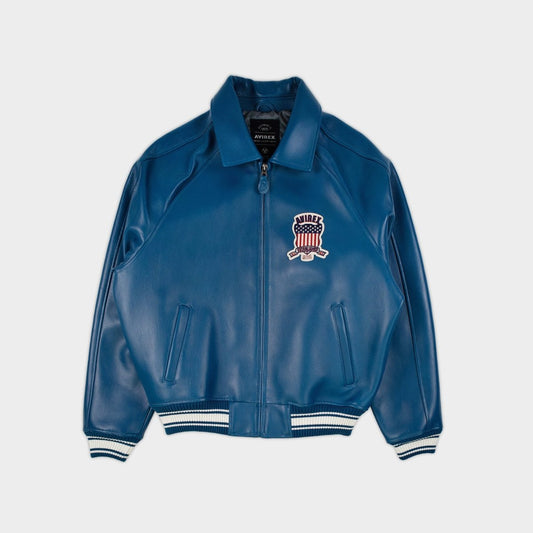 Avirex - Icon Leather Jacket - Bloc Magasin
