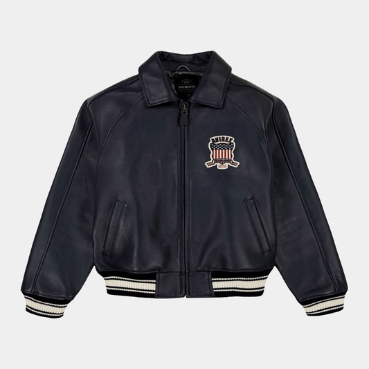 Avirex - Icon Leather Jacket - Bloc Magasin