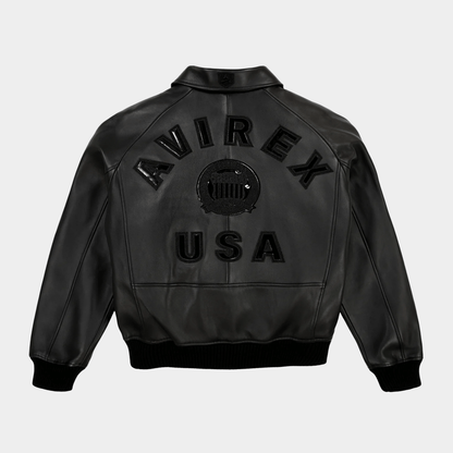 Avirex - Icon Leather Jacket - Bloc Magasin