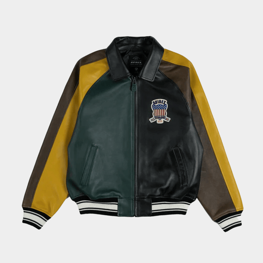 Avirex x Patta - Leather Jacket - Bloc Magasin
