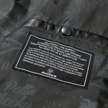 Avirex x Patta - Leather Jacket - Bloc Magasin