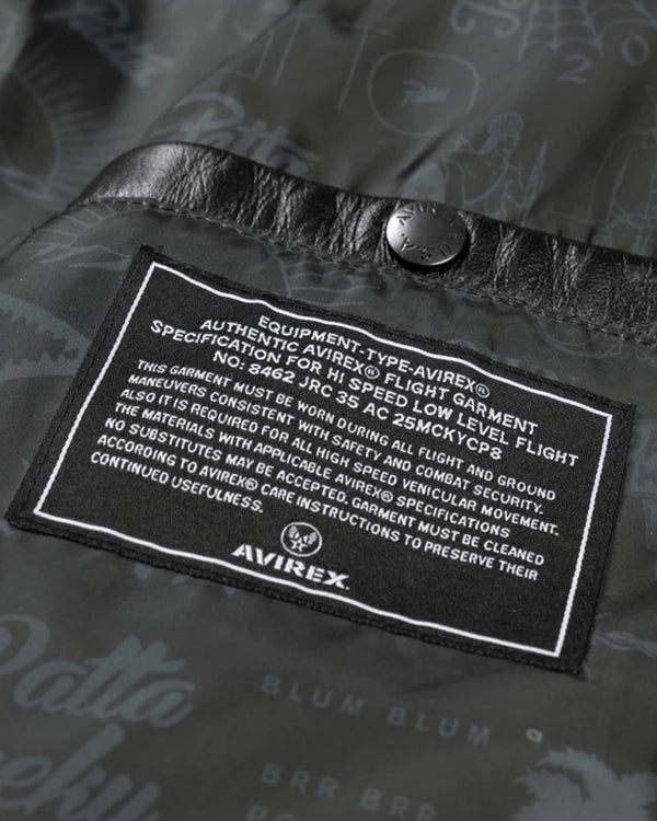 Avirex x Patta - Leather Jacket thumbnail 5