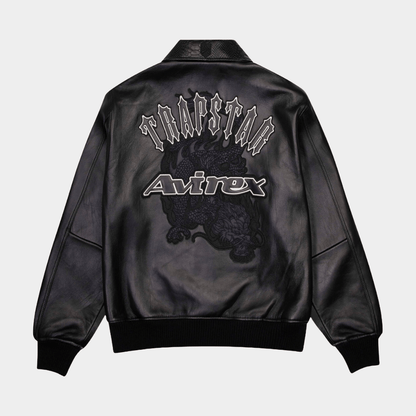 Avirex x Trapstar - Vol 2 Leather Jacket - Bloc Magasin