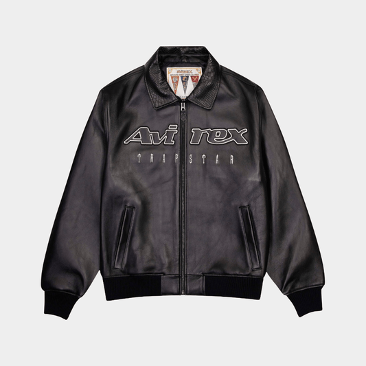Avirex x Trapstar - Vol 2 Leather Jacket - Bloc Magasin
