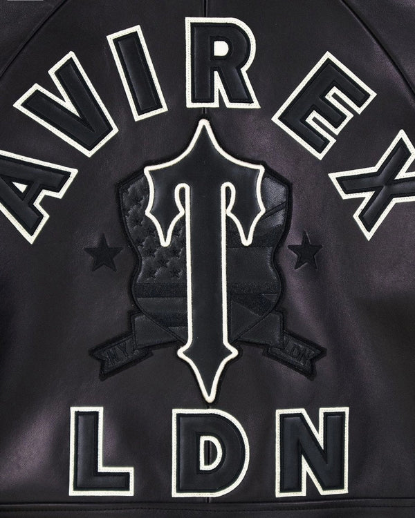 Avirex x Trapstar - Leather Jacket thumbnail 3