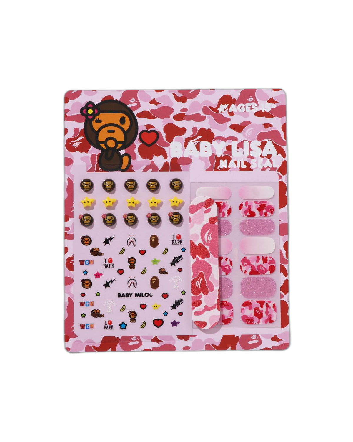 Bape - Baby Lisa Nail Seal Set