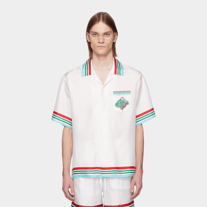 Casablanca - Cuban Collar Shirt - Bloc Magasin