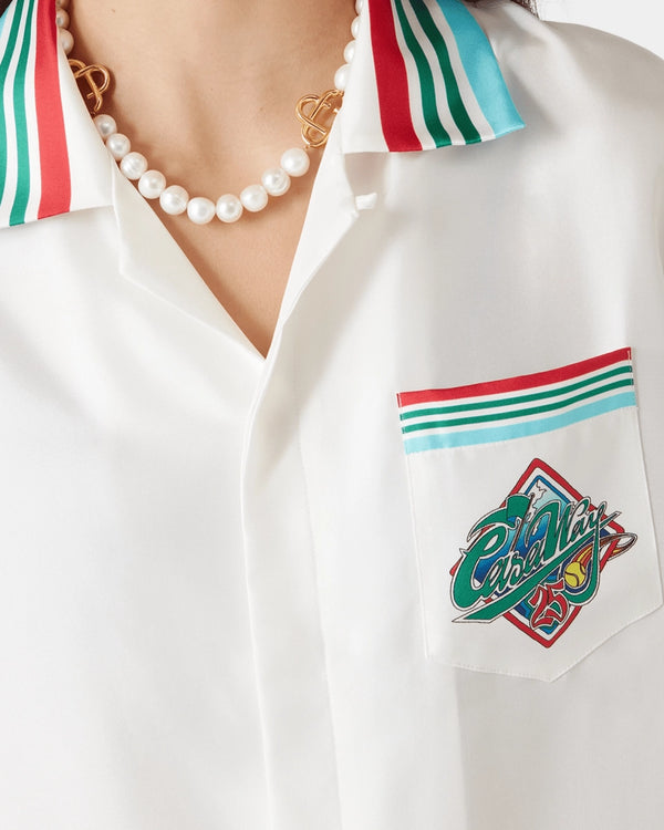 Casablanca - Cuban Collar Shirt thumbnail 3