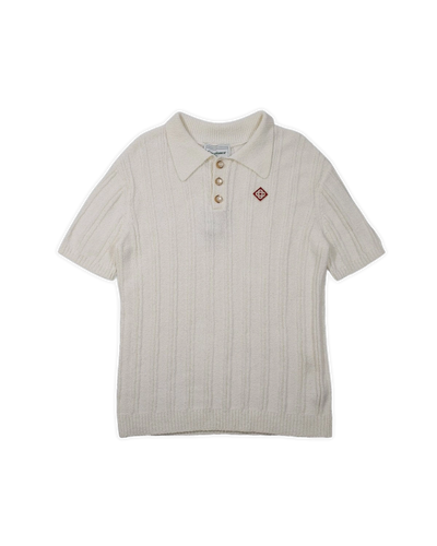 Casablanca - White Diamond Logo Polo Shirt