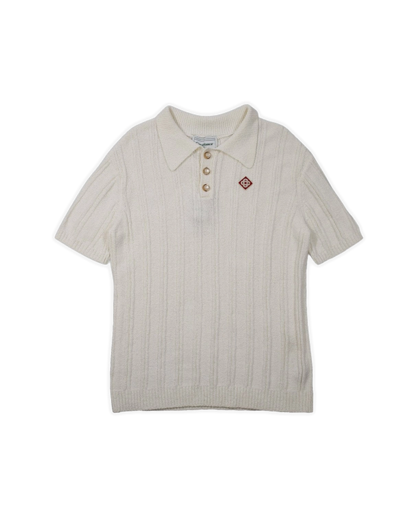 Casablanca - White Diamond Logo Polo Shirt