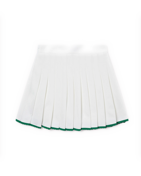 Casablanca - Scallop Edge Pleated Skirt - alternate