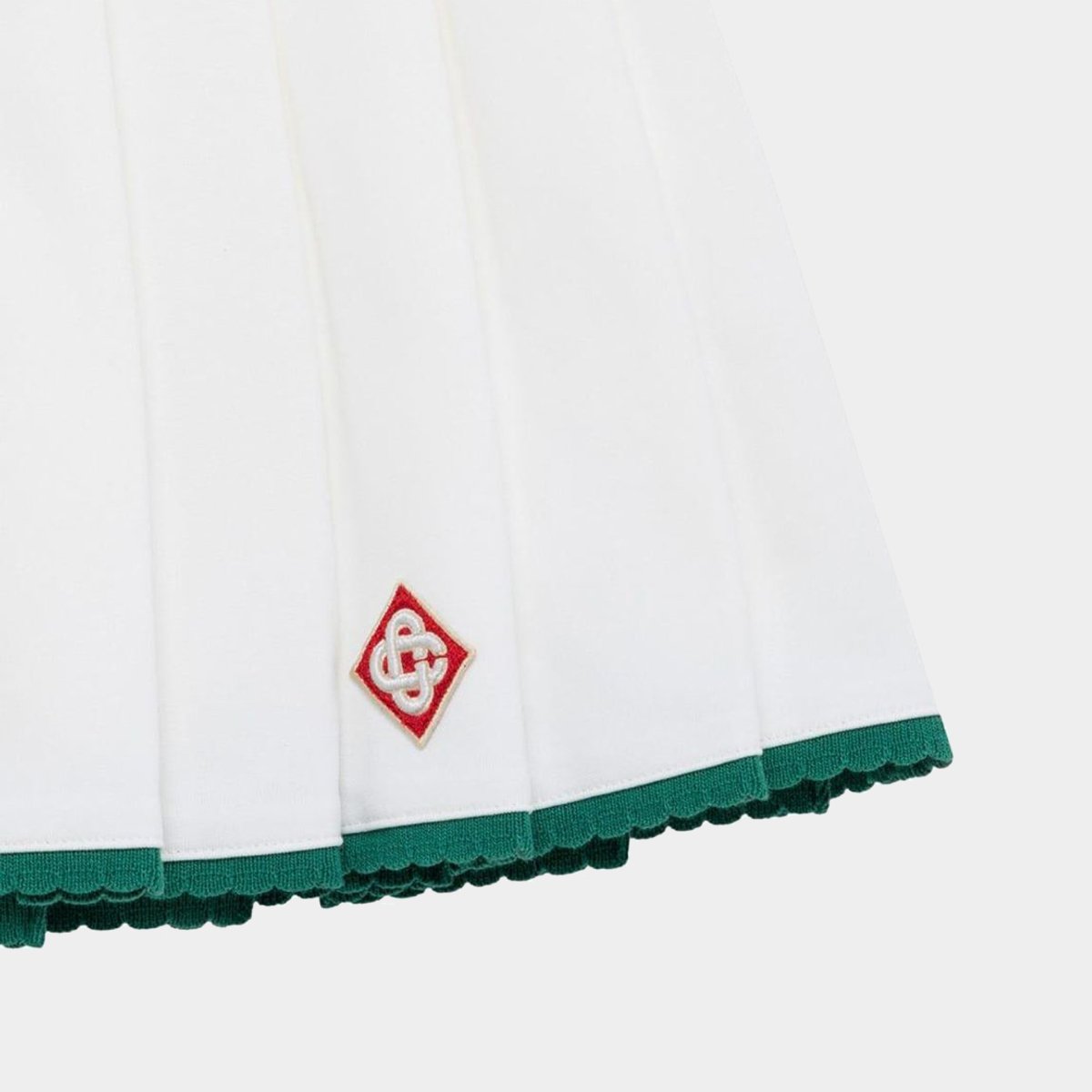 Casablanca - Scallop Edge Pleated Skirt - Bloc Magasin
