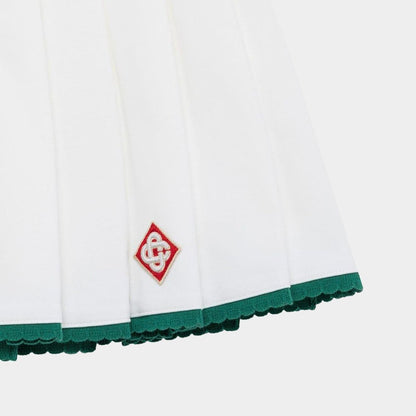 Casablanca - Scallop Edge Pleated Skirt - Bloc Magasin