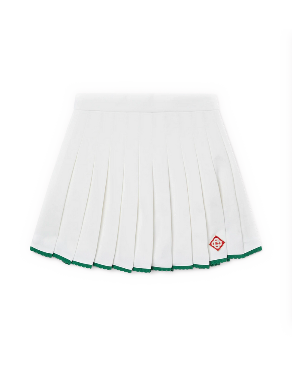 Casablanca - Scallop Edge Pleated Skirt