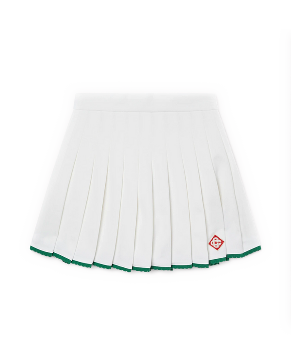 Casablanca - Scallop Edge Pleated Skirt