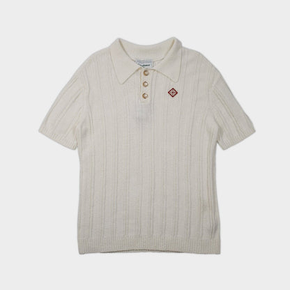 Casablanca - White Diamond Logo Polo Shirt - Bloc Magasin