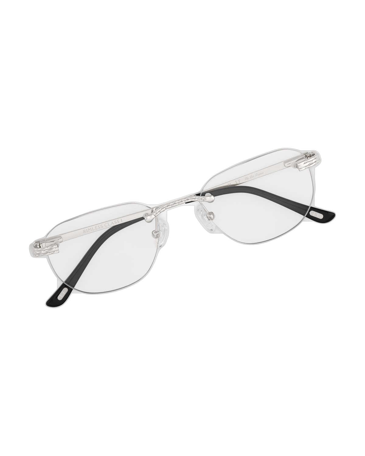 Lux Frames - Silver Rimless Class I - Clear Lens