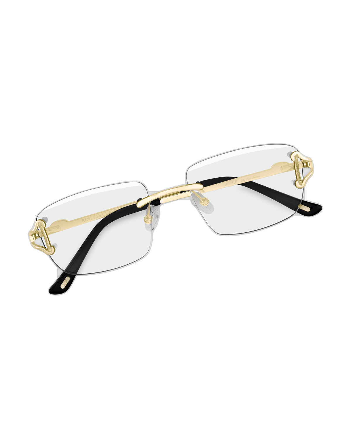 Lux Frames - Gold Rimless Class IX - Light Adaptive, Clear to Brown