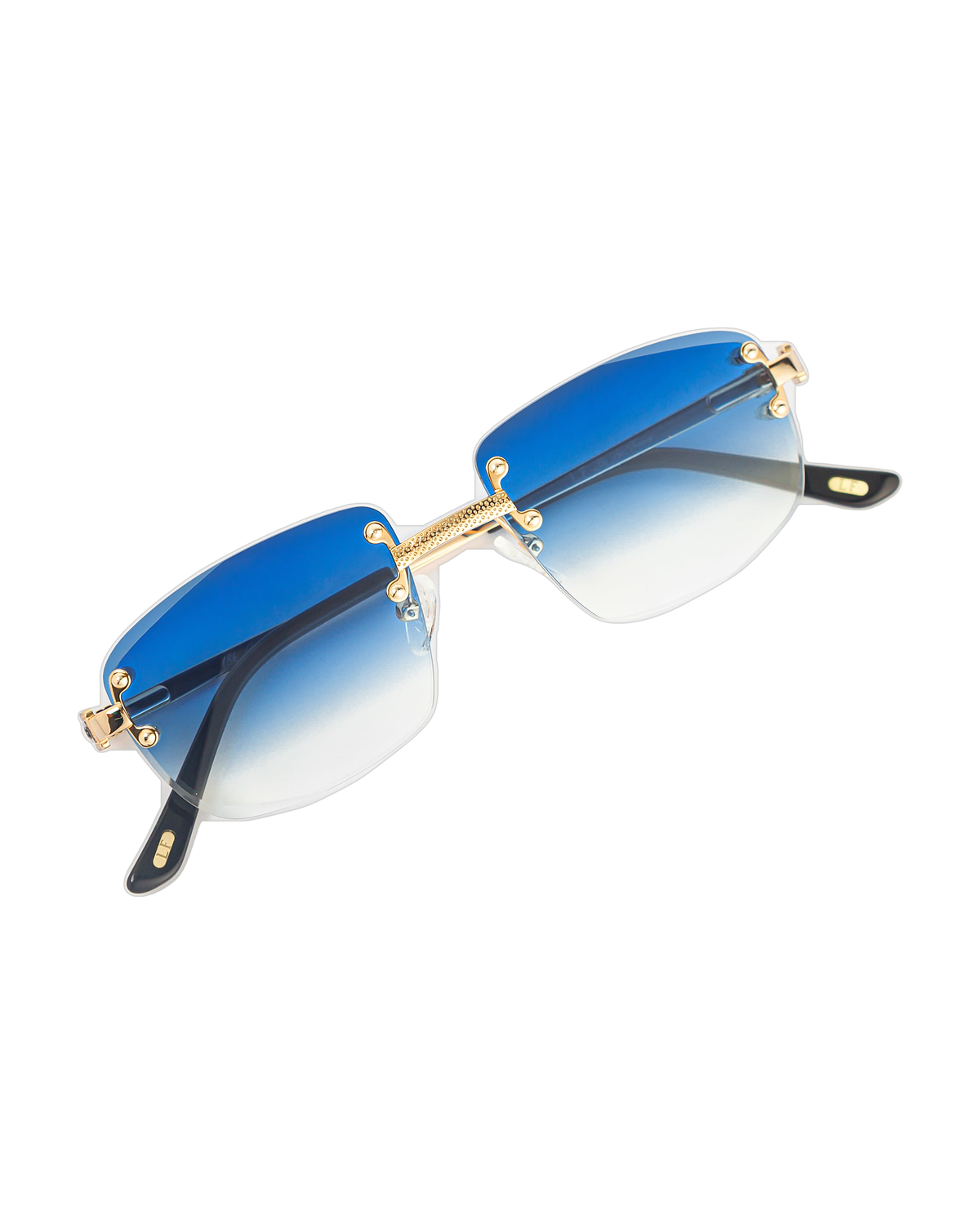 Lux Frames -  Rimless Class V - Blue Fade