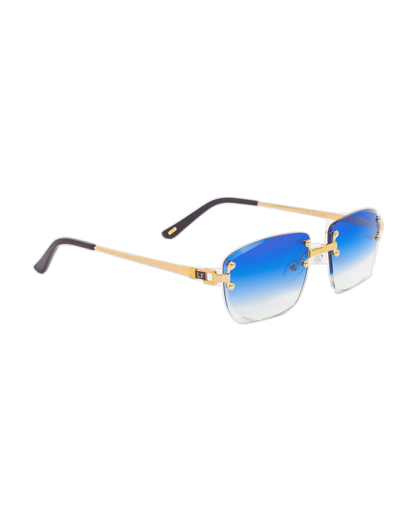 Lux Frames -  Rimless Class V - Blue Fade — view 2