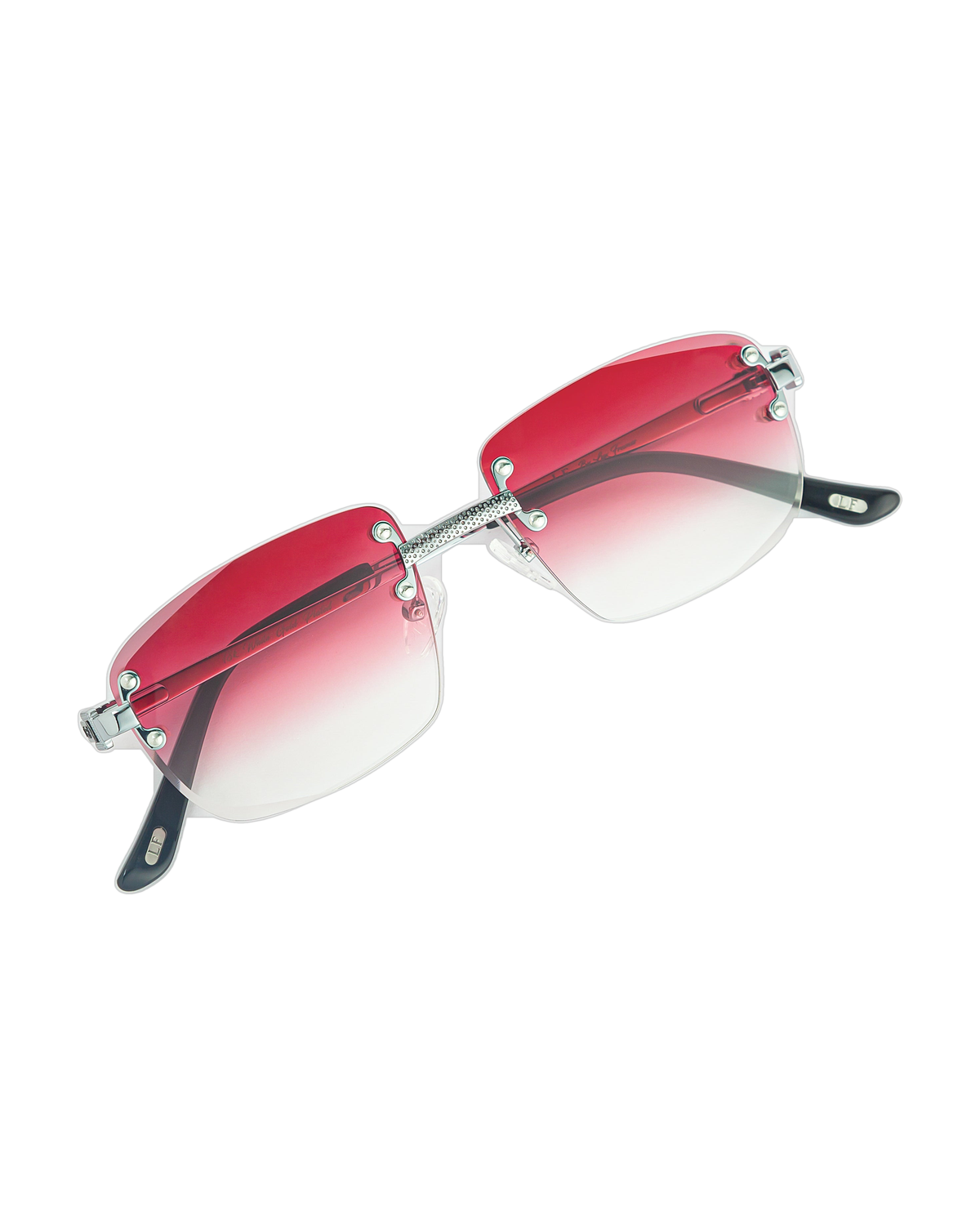 Lux Frames -  Rimless Class V - Red Fade