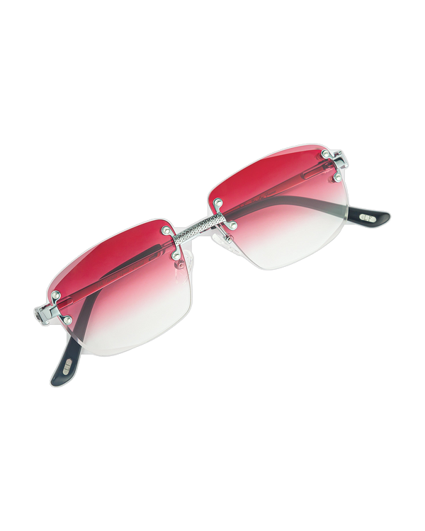 Lux Frames -  Rimless Class V - Red Fade