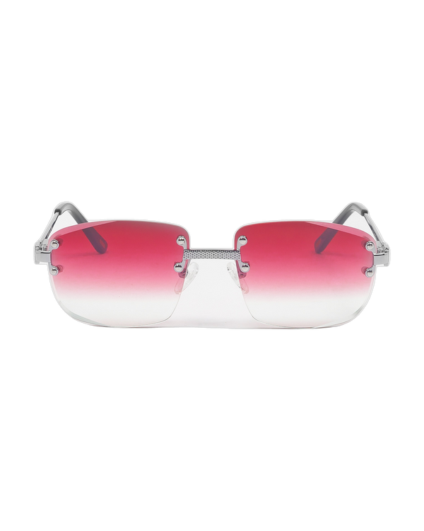 Lux Frames -  Rimless Class V - Red Fade — view 3
