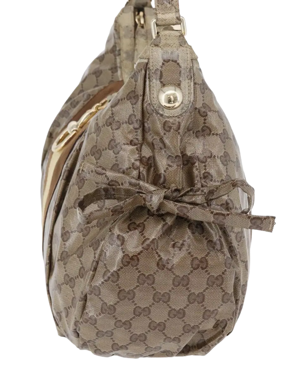 Gucci - GG Crystal Horsebit Bag — vintage — view 4