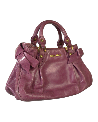 Miu Miu - Vitello Lux Bow Bag