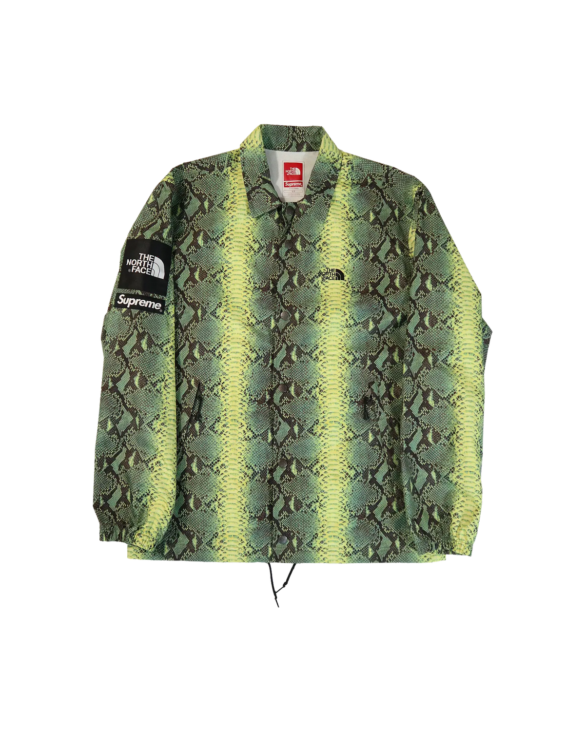 Supreme x The North Face - Snakeskin Taped Seam Coaches Jacket — vintage